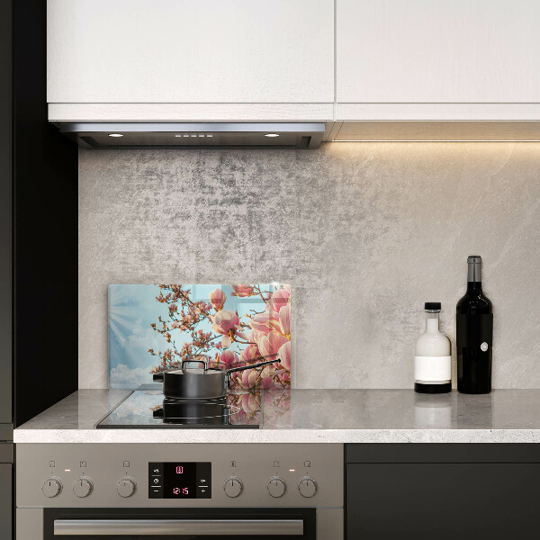 Induction hob protector Pink Flowers Tree