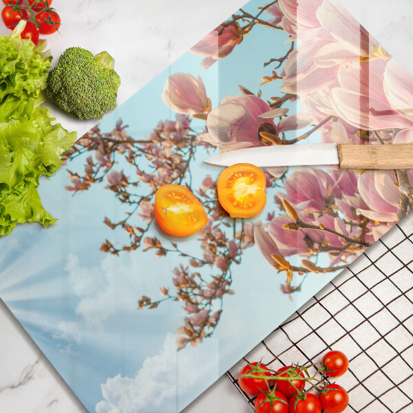 Induction hob protector Pink Flowers Tree