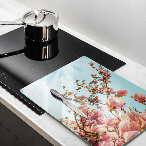 Induction hob protector Pink Flowers Tree