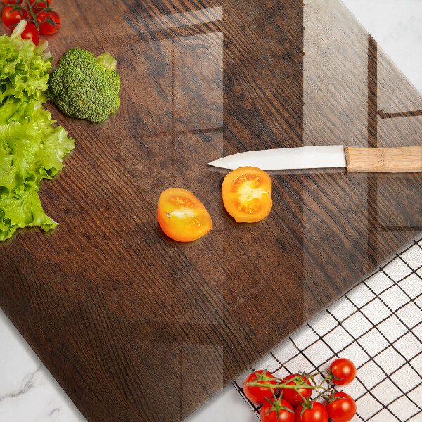 Work surface savers Dark wood board