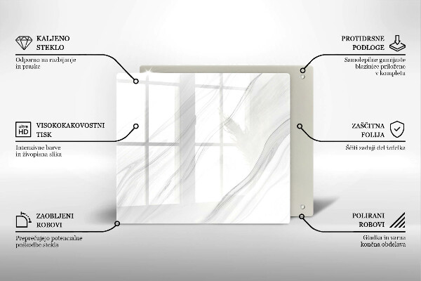 Work surface savers Delicate marble