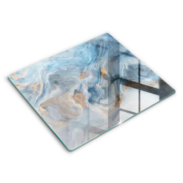 Induction hob protector Marble texture