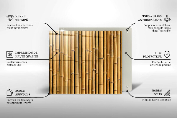 Work surface savers Nature boho bamboo