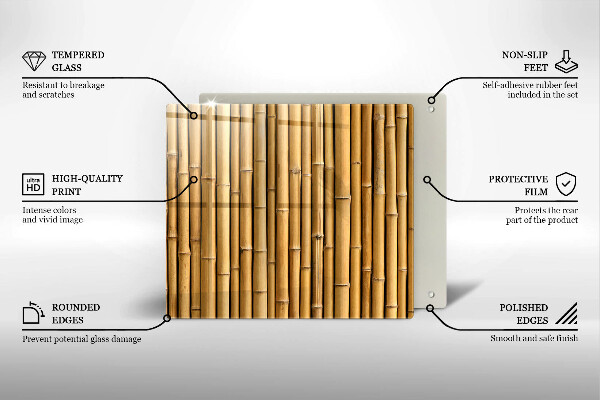 Work surface savers Nature boho bamboo