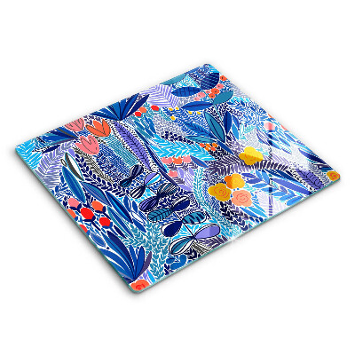 Glass worktop saver Painted meadow