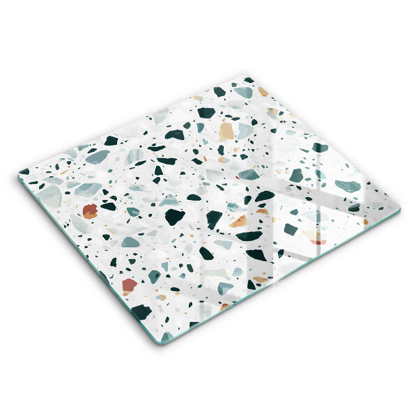 Glass worktop saver Bright stone