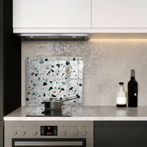 Glass worktop saver Bright stone