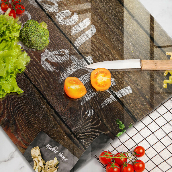 Work surface savers Boards inscription Bon Appetit