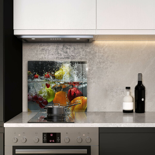 Work surface savers Juicy fruit in water