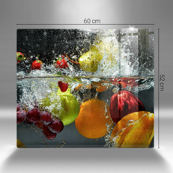 Work surface savers Juicy fruit in water