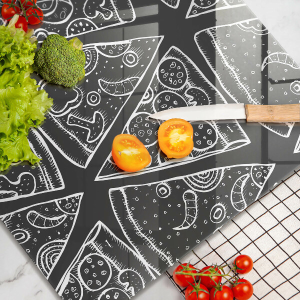 Induction hob protector Pizza illustration