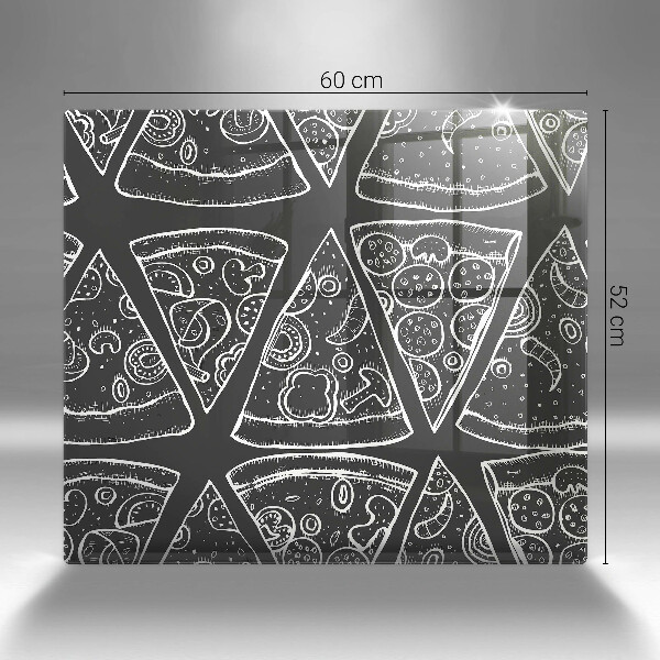 Induction hob protector Pizza illustration