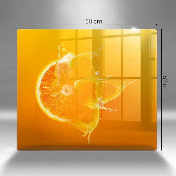Induction hob protector Juicy fruit of orange