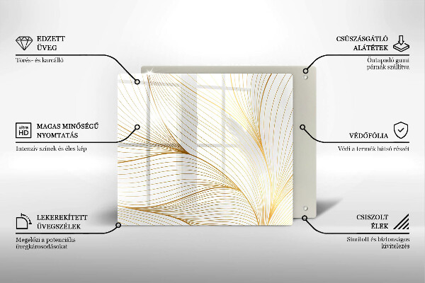Work surface savers Modern Line pattern