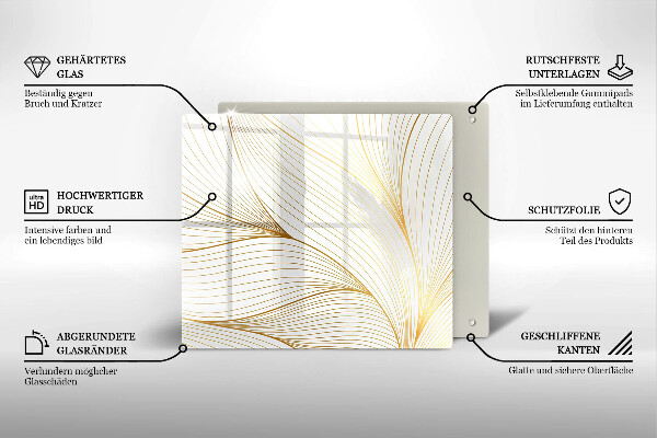 Work surface savers Modern Line pattern