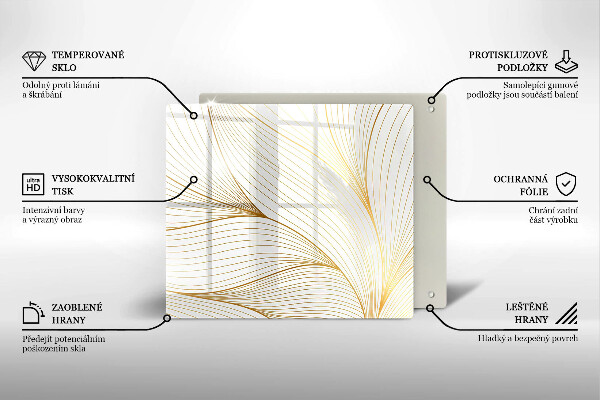 Work surface savers Modern Line pattern