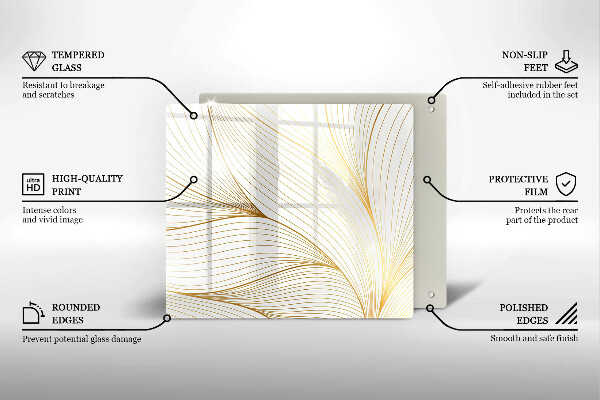 Work surface savers Modern Line pattern