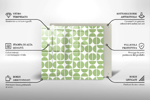 Work surface savers Boho shapes