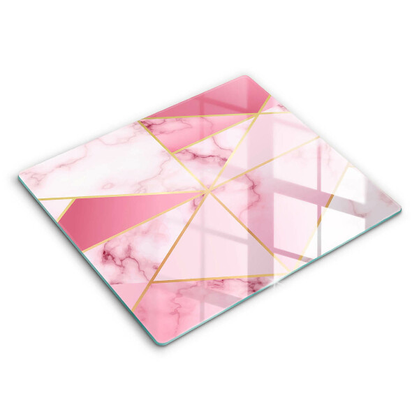 Work surface savers Geometric marble