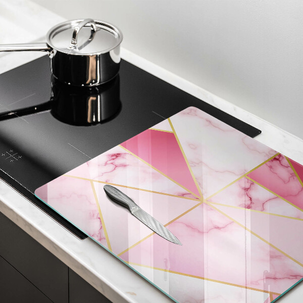 Work surface savers Geometric marble