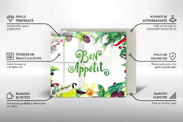 Work surface savers The inscription Bon Appetit