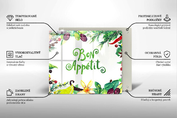 Work surface savers The inscription Bon Appetit