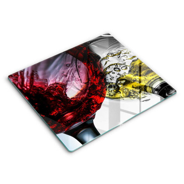 Induction hob protector Wine glasses