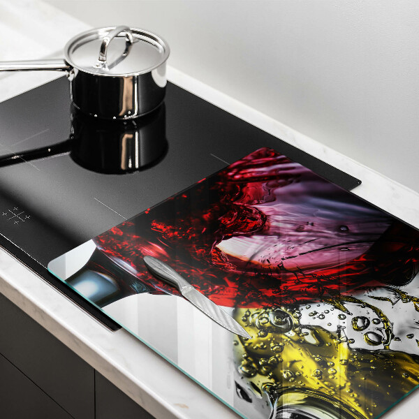 Induction hob protector Wine glasses