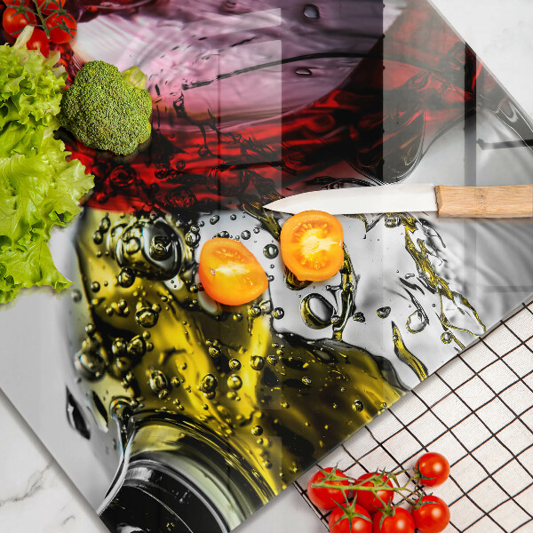 Induction hob protector Wine glasses