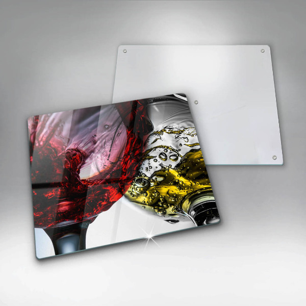 Induction hob protector Wine glasses