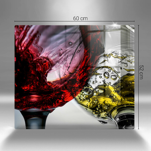 Induction hob protector Wine glasses