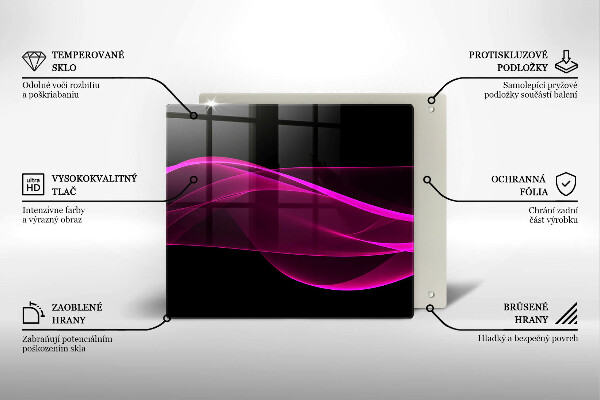 Work surface savers Pink abstraction