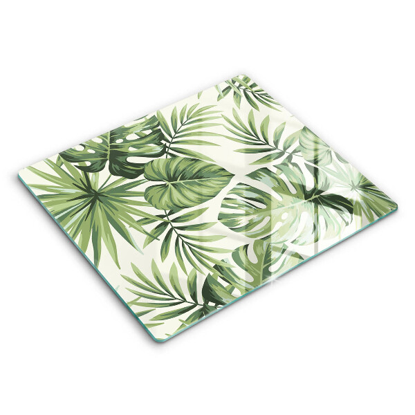 Work surface savers Illustration of the Monstera leaves