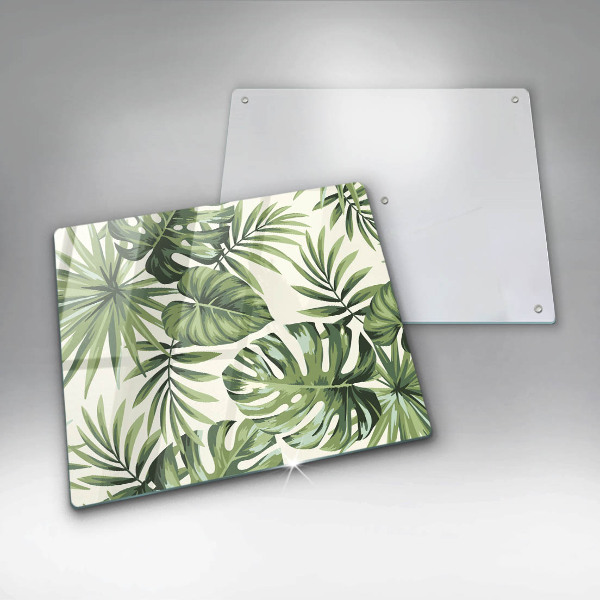 Work surface savers Illustration of the Monstera leaves