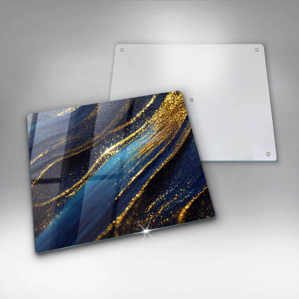 Worktop saver Navy blue abstraction