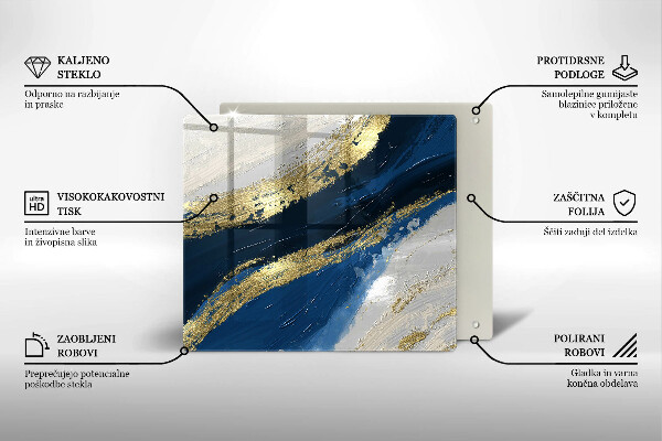 Worktop saver Texture with gold