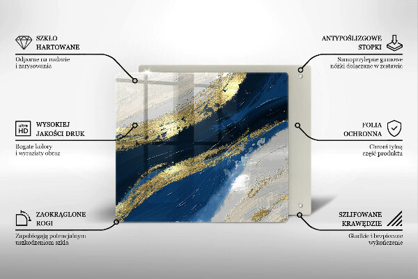 Worktop saver Texture with gold