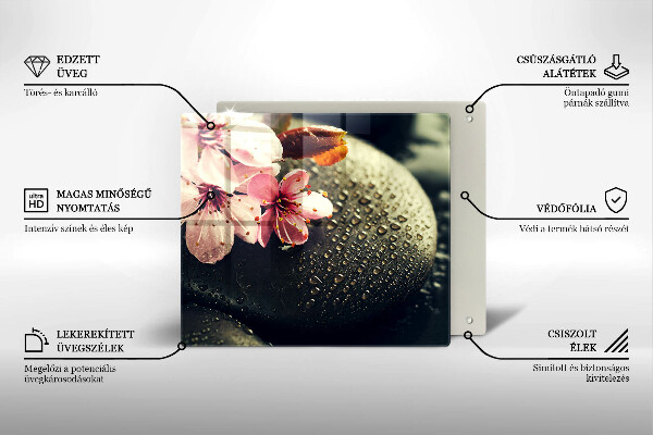 Worktop saver Flowers stones zen