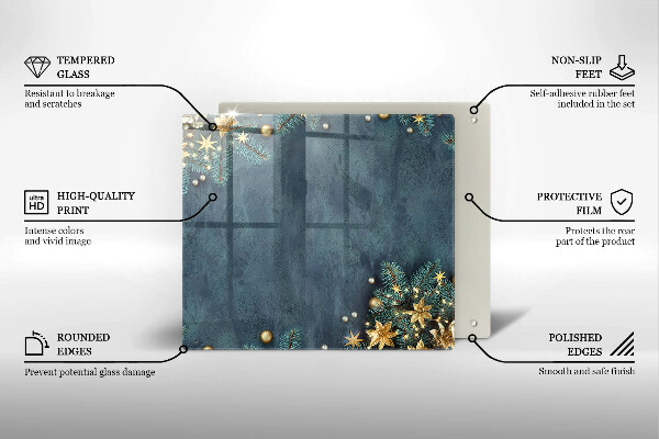 Worktop saver Christmas decorations