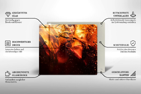 Worktop saver Cola drink with ice