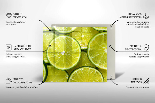 Worktop saver Lime slices