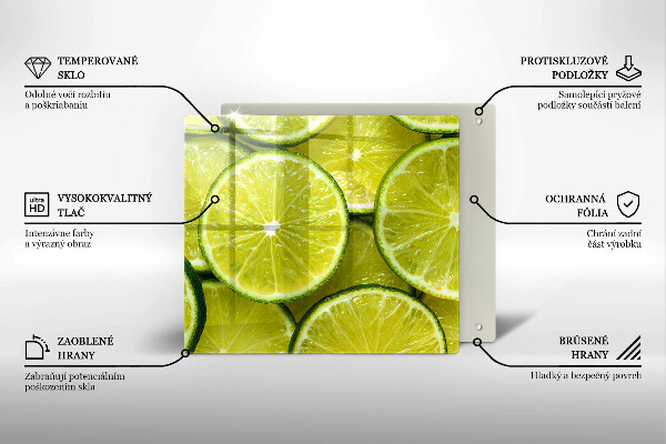 Worktop saver Lime slices