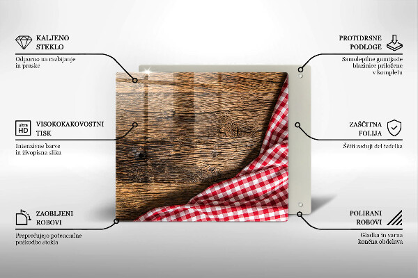 Worktop saver Wooden table