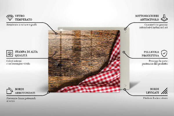Worktop saver Wooden table