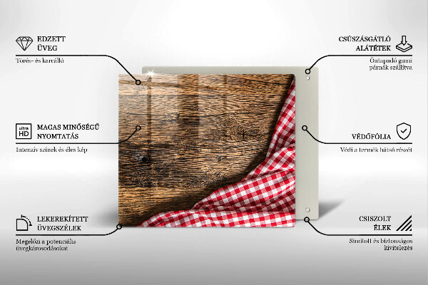 Worktop saver Wooden table