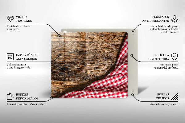 Worktop saver Wooden table