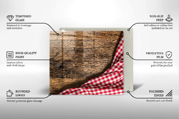 Worktop saver Wooden table