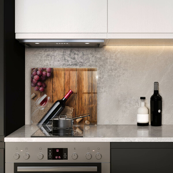 Worktop saver A bottle of red wine