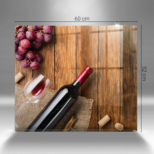 Worktop saver A bottle of red wine