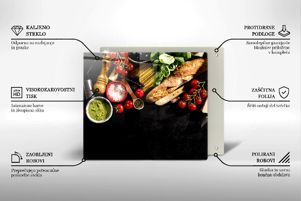 Worktop saver Italian ingredients and spices